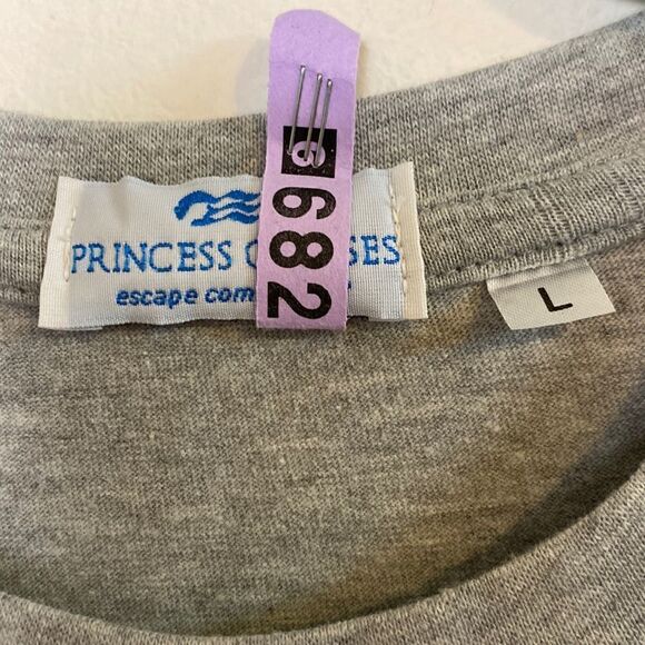 Princess Cruises Gray Tee Shirt Size Large - Picture 4 of 7